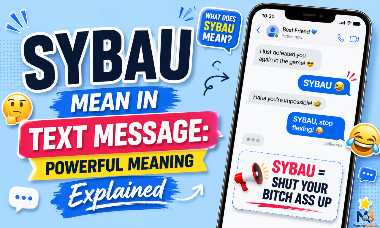 sybau mean in text message