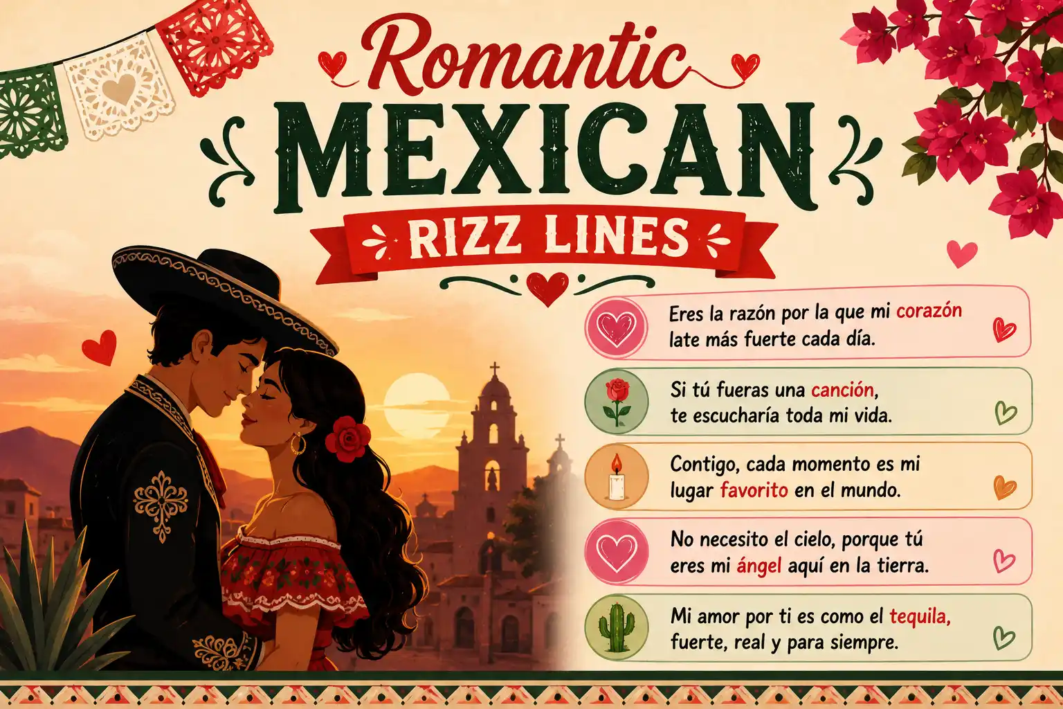 Romantic Mexican Rizz Lines